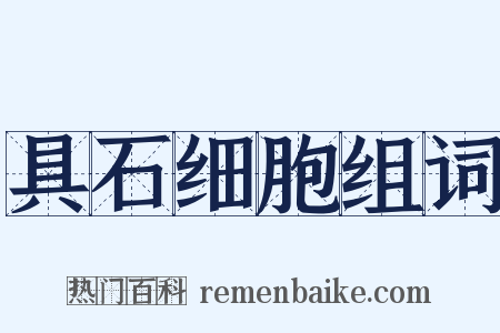 具石细胞组词是什么意思的图片